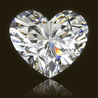 1 x .013 cts Heart Shape Natural Diamond