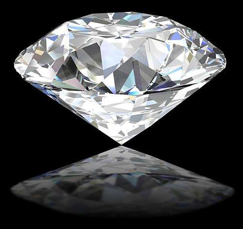 100% 0.442 Natural Certified Round Brilliant Diamond