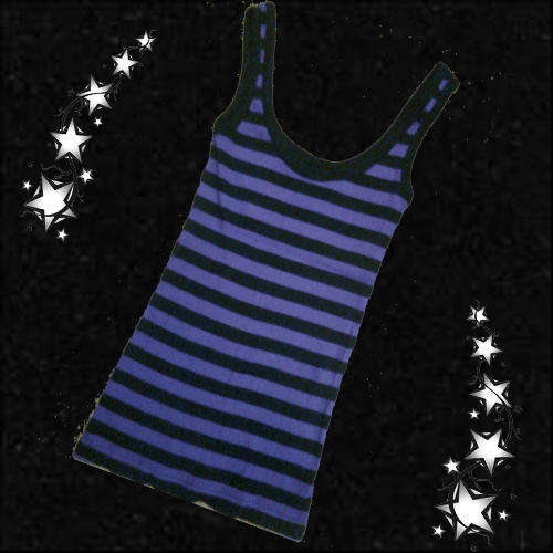 Black & Purple Tank Top
