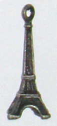 Sale! Brass Eiffel tower charm 30mm x 11mm (5pcs)