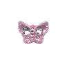 Pink Acrylic Sparkle butterfly beads (10pcs)
