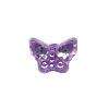 Purple Acrylic Sparkle butterfly beads (10pcs)