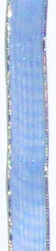 Dark blue Organza ribbon 10mm sold per meter