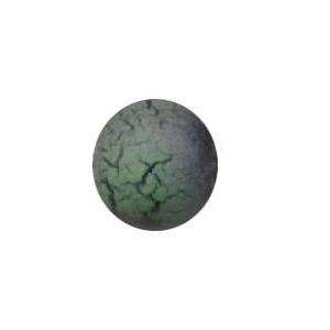Green Volcano glass round beads 6mm (10pcs)