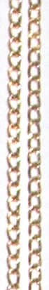Rose Goldtone chain 2mm (60cm)