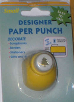 Small Paper punch - Tree   sold per unit