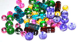**Assorted Glass Beads & elastic, etc Kit 5000+pcs**