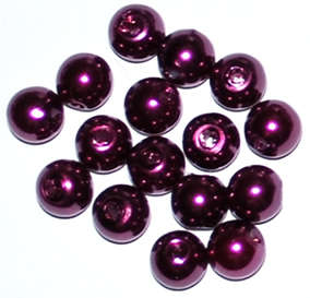 Sale!!  Dark Purple Acrylic round 8mm beads (20pcs)