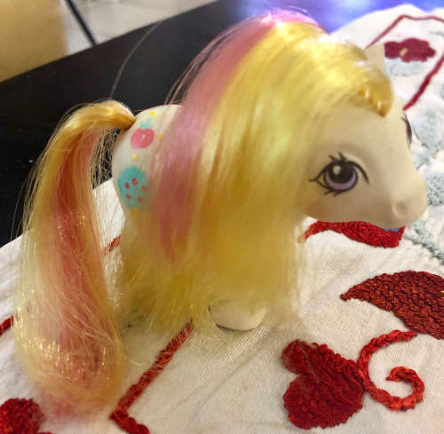 G1 Vintage My Little Pony - Baby Sister Apple Delight