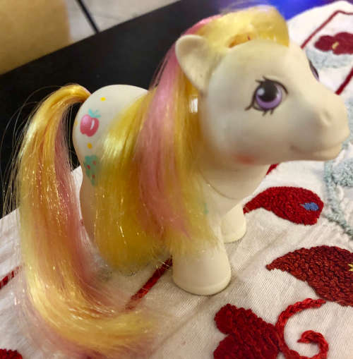 G1 Vintage My Little Pony - Baby Brother Apple Delight
