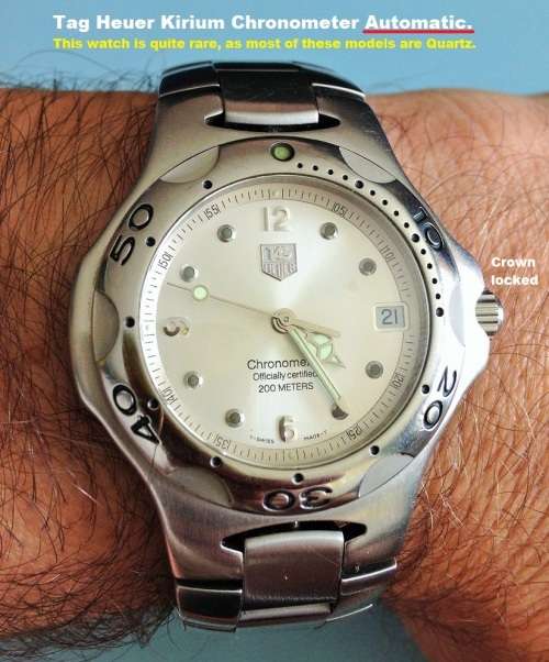 Tag Heuer Kirium Chronometer AUTOMATIC. This is quite rare. Most Kirium Tag Heuer watches are quartz