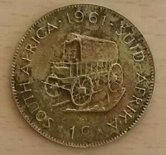 1961 SA error weight 1c. Ultra thin and ultra light. Weight  3.53gm. Normal 9.58gm.