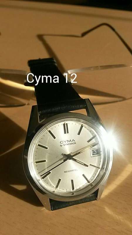 Rare and collectible vintage yet unused swiss Cyma gent's watch.