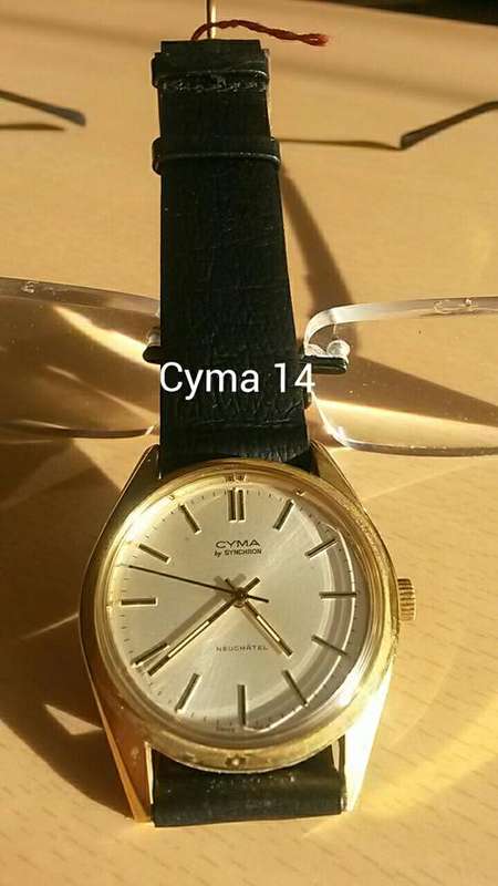 Rare and collectible vintage yet still unused Swiss made Cyma gent's watch.