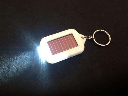 Great gift- solar 3 LED lamp + key ring (for less than the price of batteries?)
