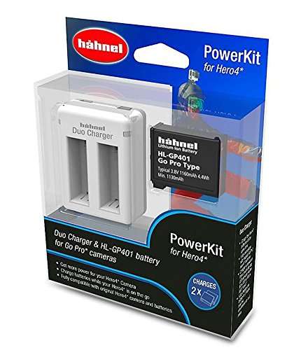 **Crazy offer** one only x Duo charger incl x 1 battery -Power Kit for GoPro Hero 4