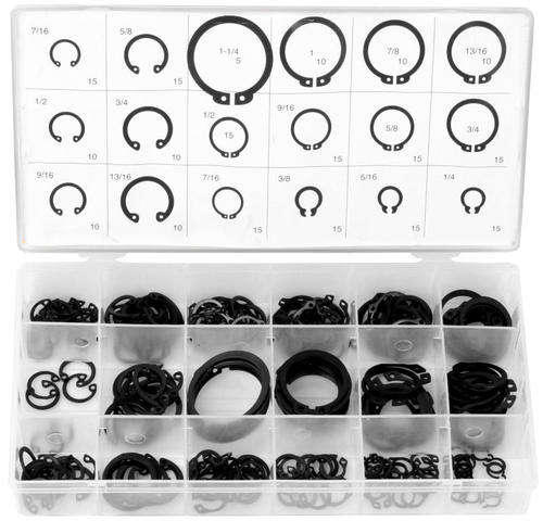 Brand New sealed Set of " Snap Rings/Circlips" 300 pcs in storage box + free gift magnetized lamp