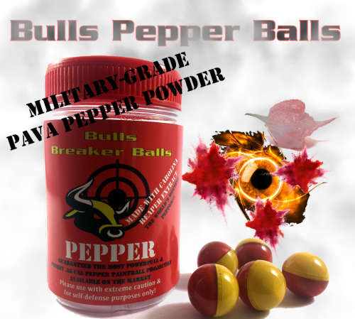 Pepper Ball Paintball Home Defense Self Defense - 20 x Pepper Balls