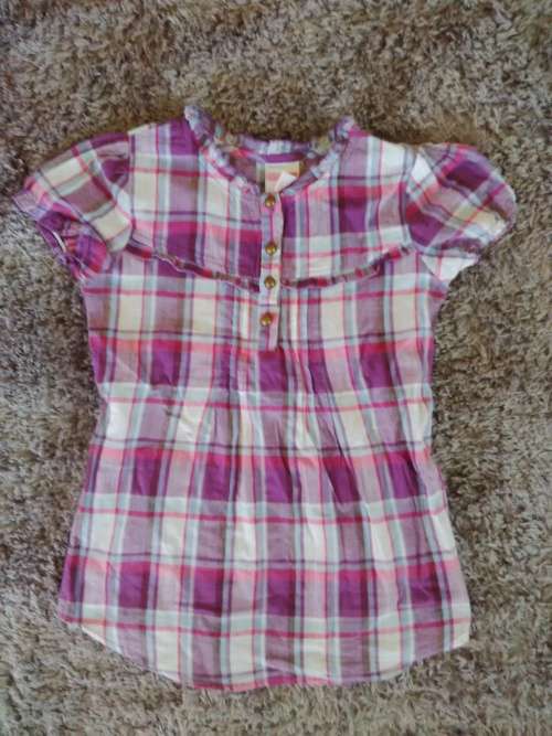 CUTE CHECK TOP 7/8 YEARS