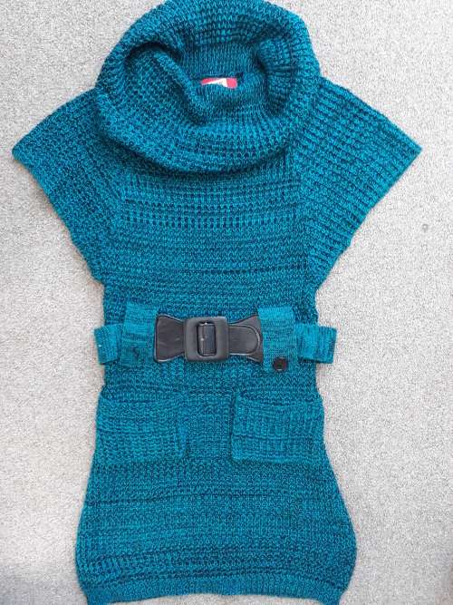 LADIES TURQOIS KNITWEAR TOP SIZE 32/34