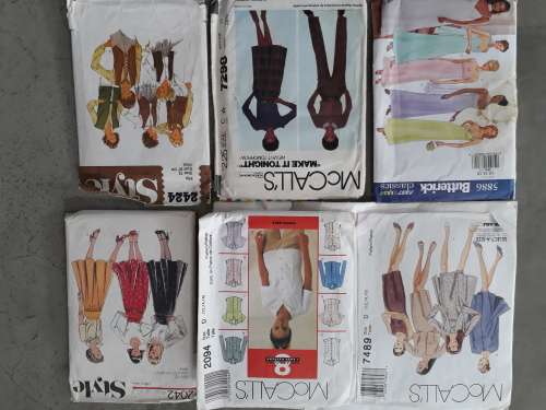 LOT OF 6 PATTERNS