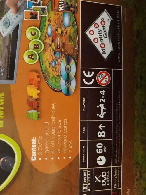 WILDLIFE DVD GAME AGES 8