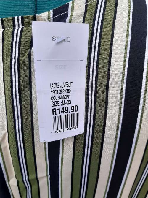 JUMPSUIT SIZE MED