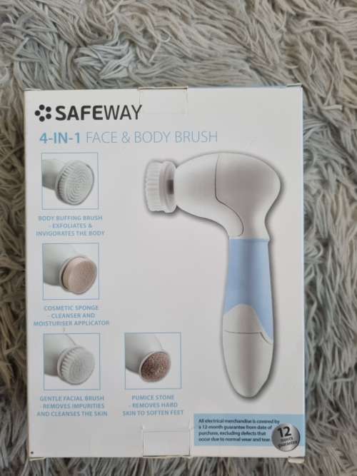 Safeway 4 in 1 face & body brush