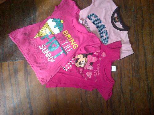 Cute 3 pack girls t-shirt 4-6