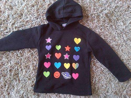 GIRLS FUNKY HOODIE SIZE 7-8
