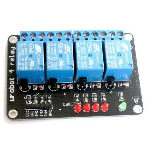 4-Channel Relay module for Arduino or Raspberry Pi