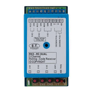 ET RX3-RC Dual Rolling Code Receiver