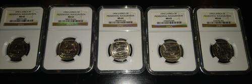 1994 PRESIDENTIAL INAUGURATION SET MS62/MS63/MS64/MS65/MS66