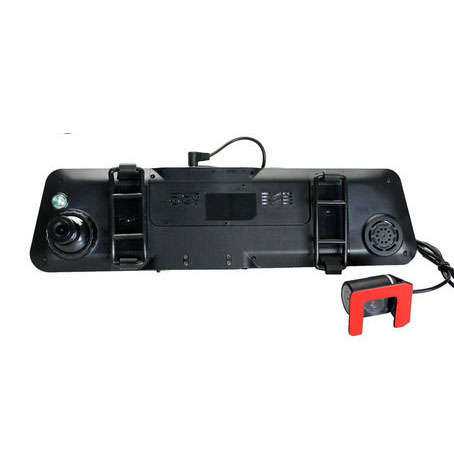 Dual Lens 4.3inch Novatek Solution Rear Mirror HD Car DVR Car Recorder