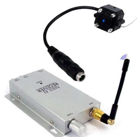 Wireless Mini CCTV hidden Color Pinhole Security Camera night vision