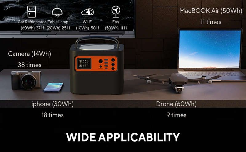 TIGFOX 500W BACKUP POWER 546Wh - PURE SINE WAVE (last one available)