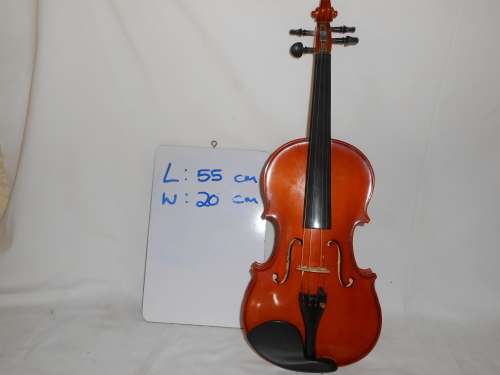 Violin with bow and case 55cm