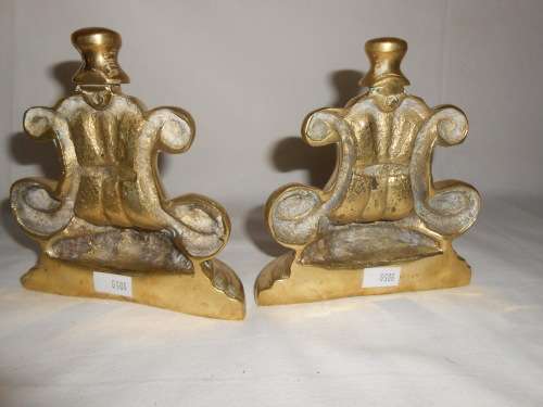 Pair of Victoria Solid Brass Corbels or use as bookends, brackets