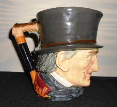 John Peel large Toby Jug Royal Doulton Marked A
