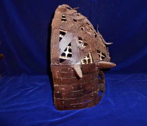 Industrial Steampunk Medieval Head Cage / Mask