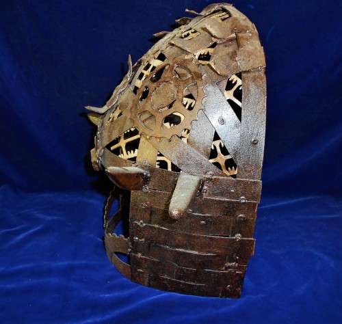 Industrial Steampunk Medieval Head Cage / Mask