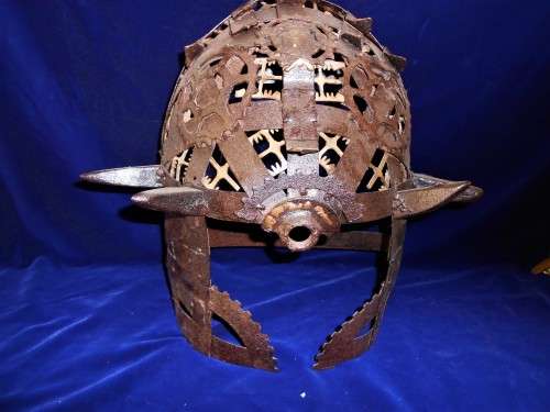 Industrial Steampunk Medieval Head Cage / Mask