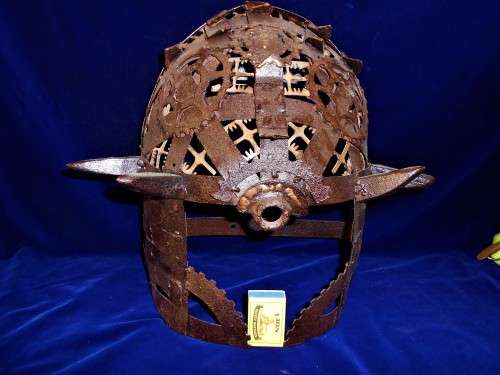 Industrial Steampunk Medieval Head Cage / Mask