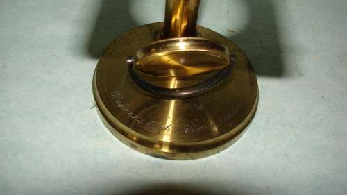 1870 Brass Microscope Baker 244 High Holborn London