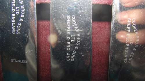 Canteen Cooper Bros Sheffield SP A1 cutlery set 38 pieces