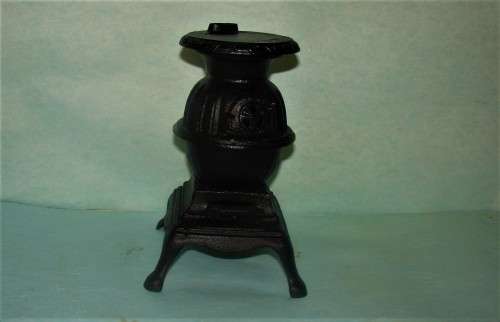 Antique Blaze Salesman Sample Pot Belly  Cast Iron Stove