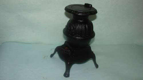 Antique Blaze Salesman Sample Pot Belly  Cast Iron Stove