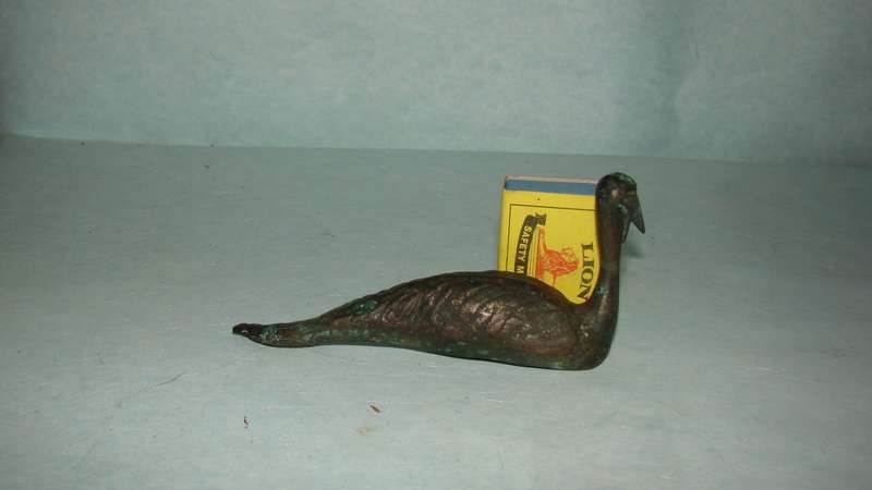 Keith Calder Sculpture of Heron from Eromel Bronze Collection
