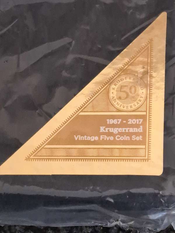 1967 - 2017 Krugerrand Vintage Five Coin Set