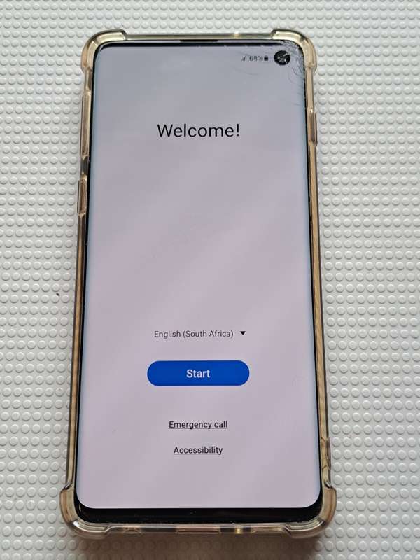 Samsung Galaxy S10 available.  Please read the description